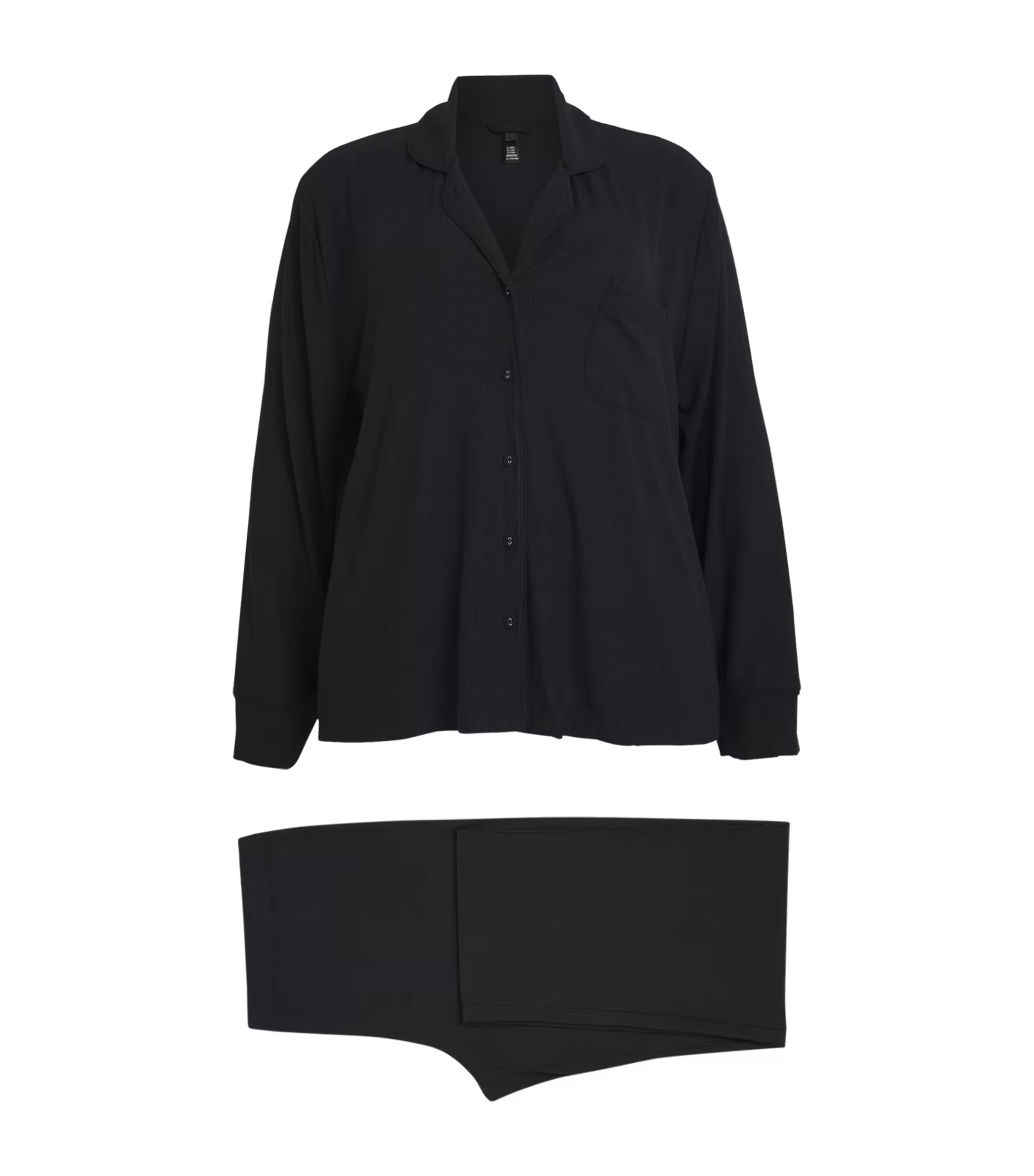 Skims Soft Lounge Ribbed Pyjama Set | Harrods