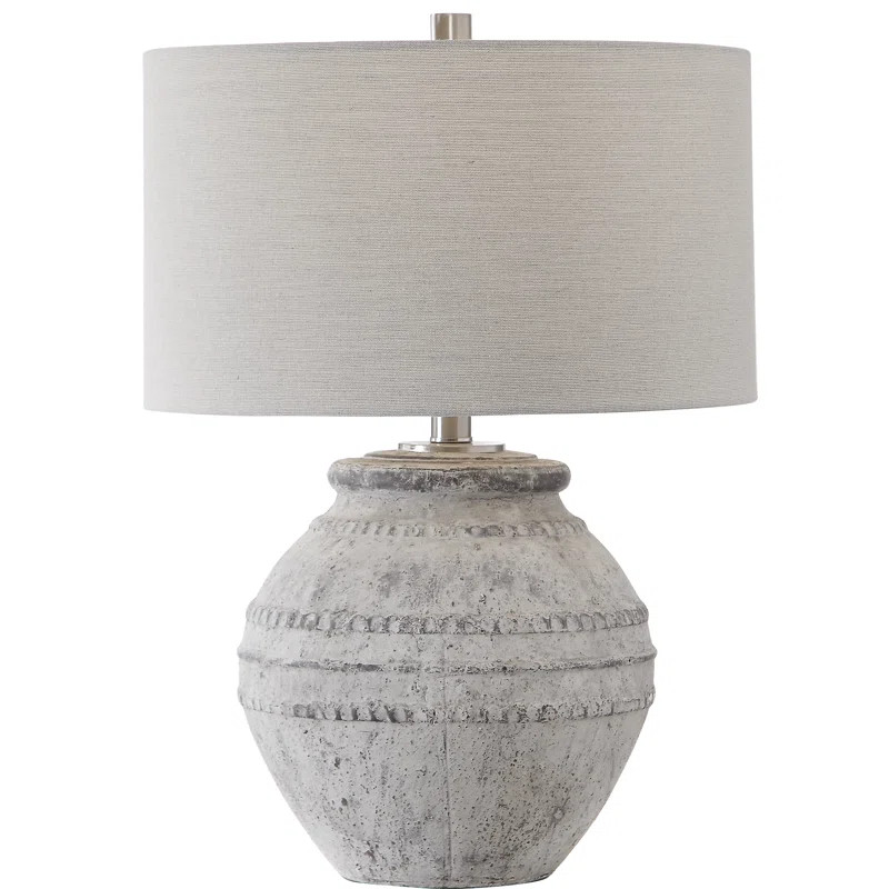 Amie 26" Gray Table Lamp | Wayfair North America