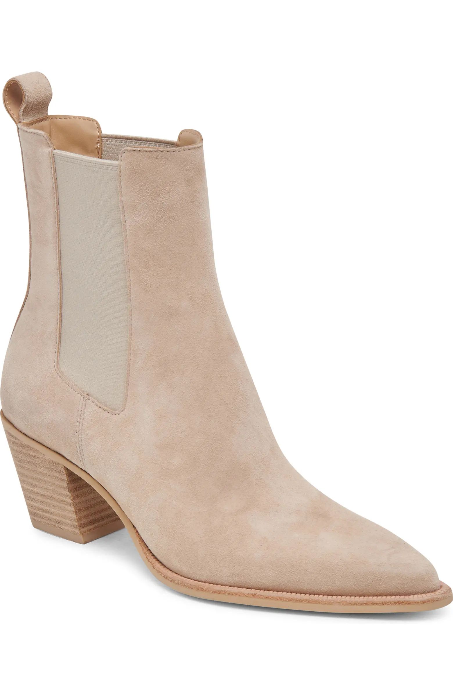 Dolce Vita Shadie Pointed Toe Chelsea Boot (Women) | Nordstrom | Nordstrom