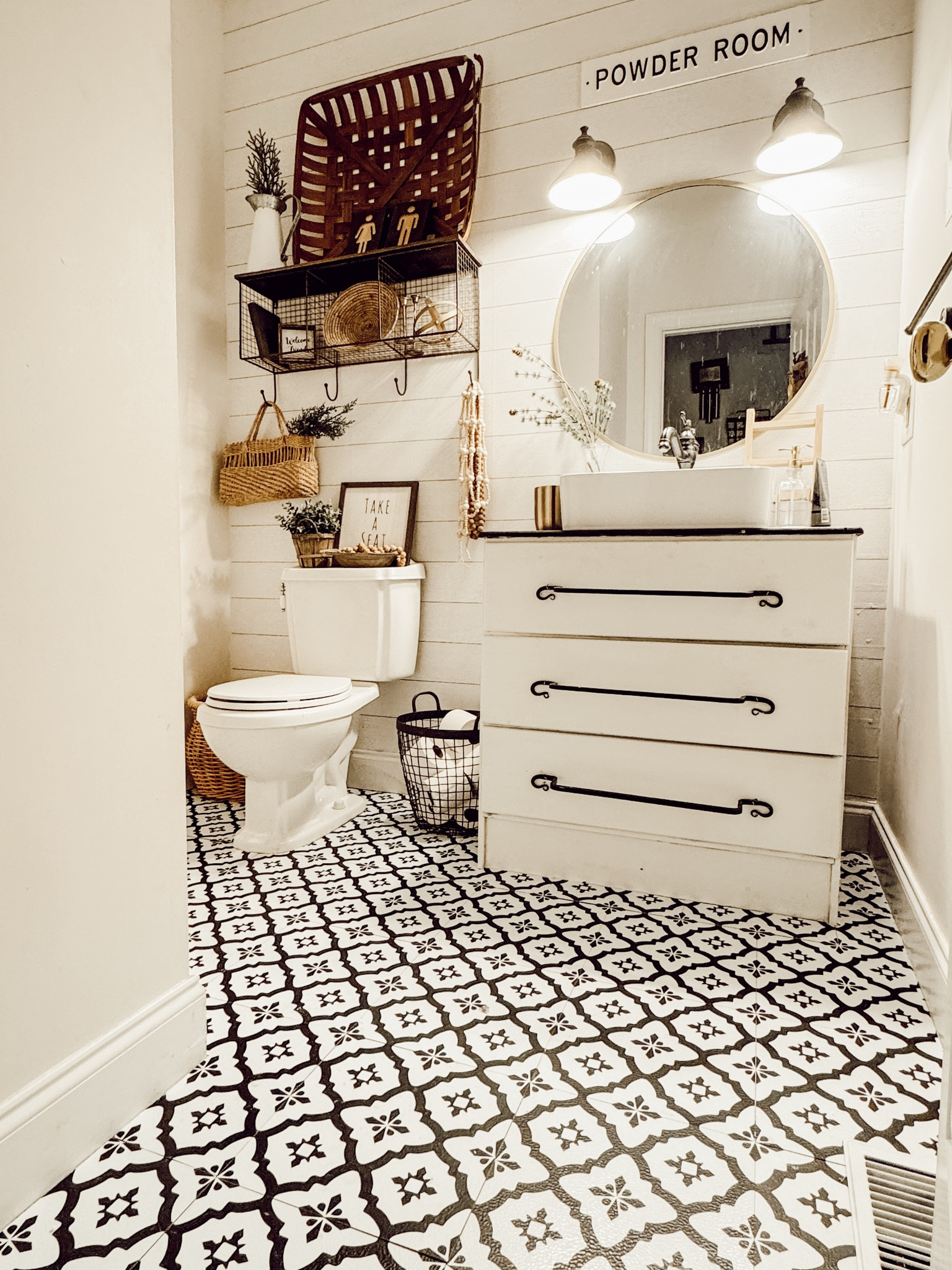 Peel and stick floor tile

#LTKStyleTip #LTKHome