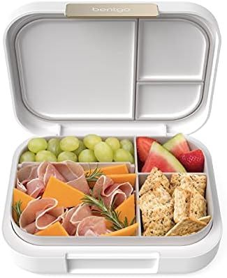 Bentgo® Modern - Leak-Proof, Versatile 4-Compartment Bento-Style Lunch Box, Ergonomic Design wit... | Amazon (US)