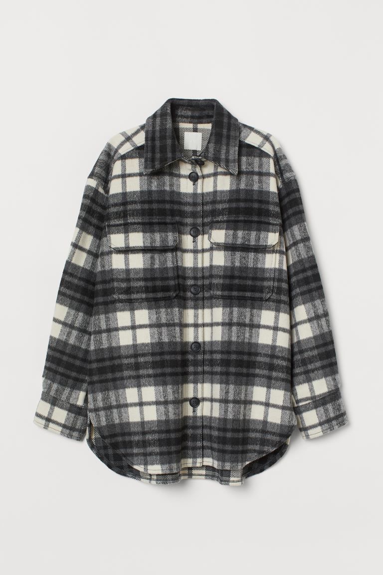 Plaid Shirt Jacket | H&M (US + CA)