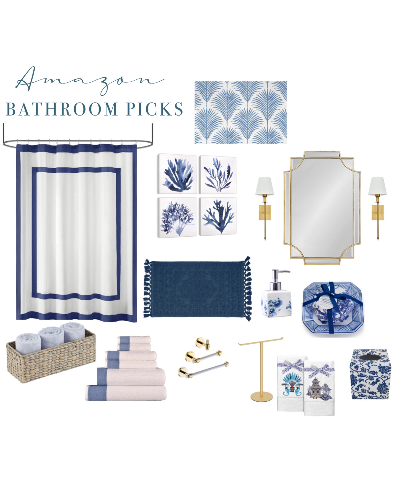 Coastal Bathroom finds from Amazon!💙

#LTKstyletip #LTKhome #LTKFind