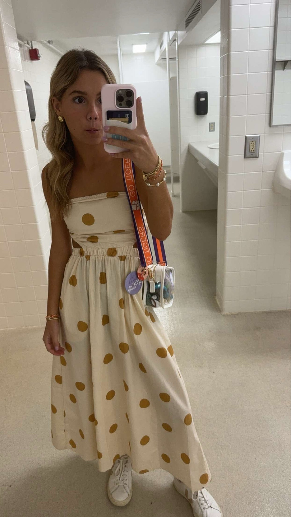 Clemson game day outfit! This was a hit and didn’t see anyone else in it! Super cute and light weight, will definitely be finding an excuse to wear this again!
