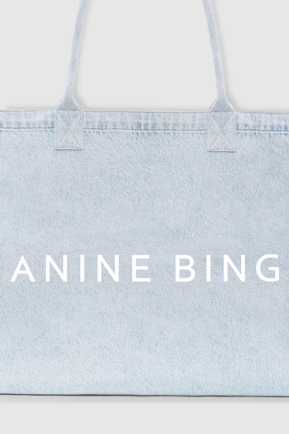 Leo Denim Tote | Anine Bing