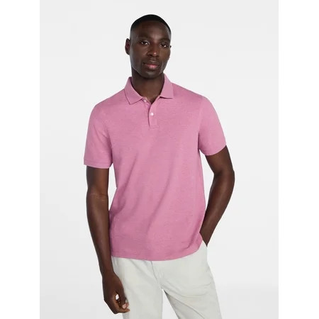 George Men's & Big Men's Classic Fit Pique Polo with Short Sleeves, Sizes XS-5XL, LT-3XLT | Walmart (US)