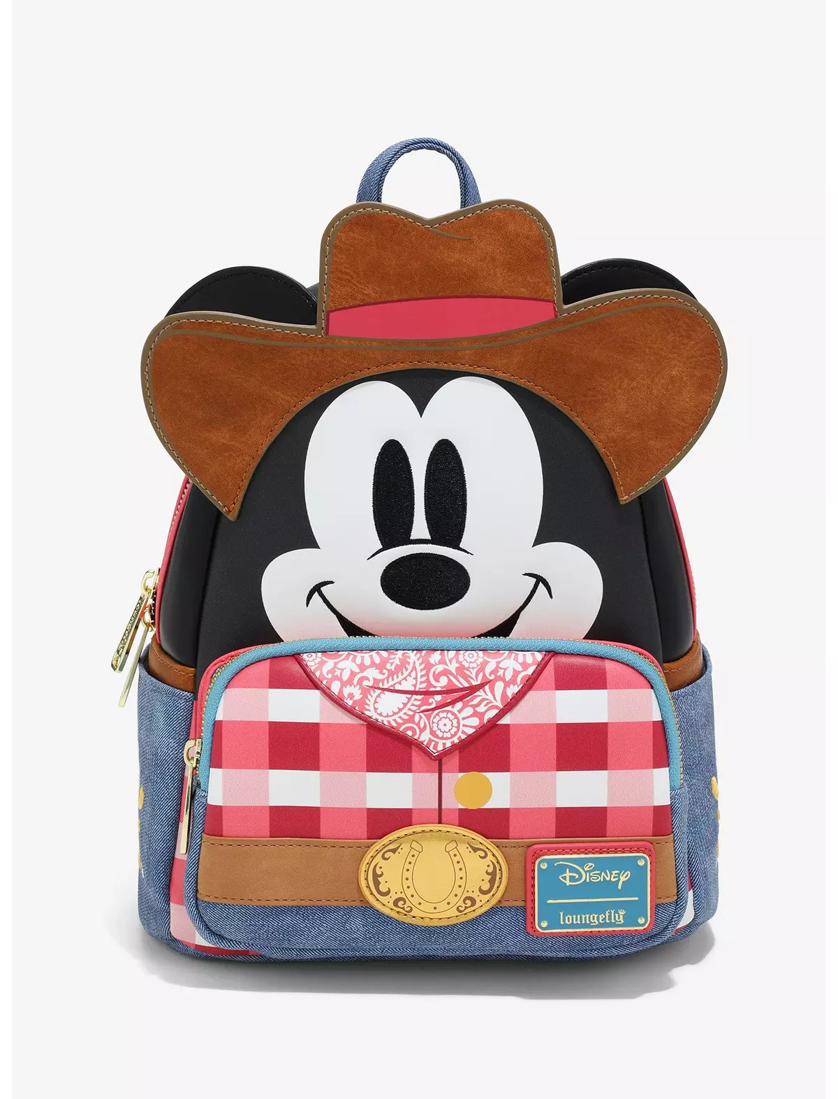 Loungefly Disney Mickey Mouse Western Figural Mini Backpack | BoxLunch