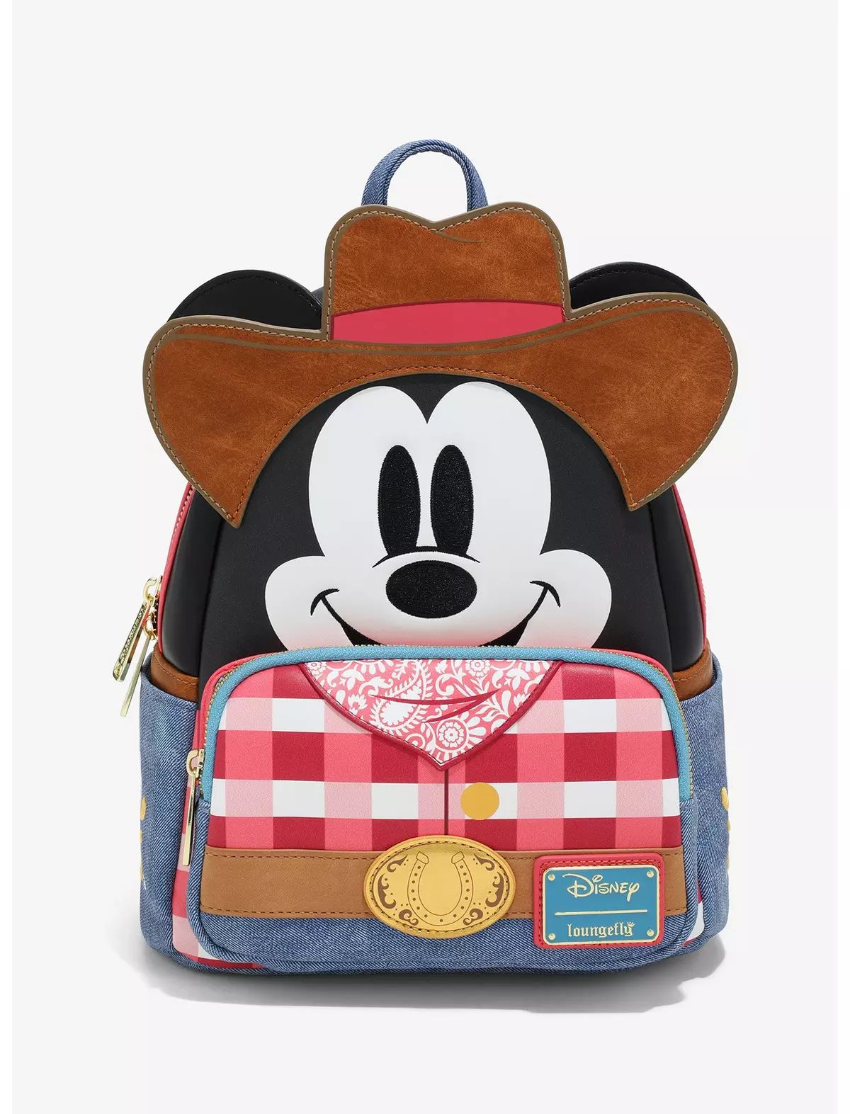 Loungefly Disney Mickey Mouse Western Figural Mini Backpack | BoxLunch