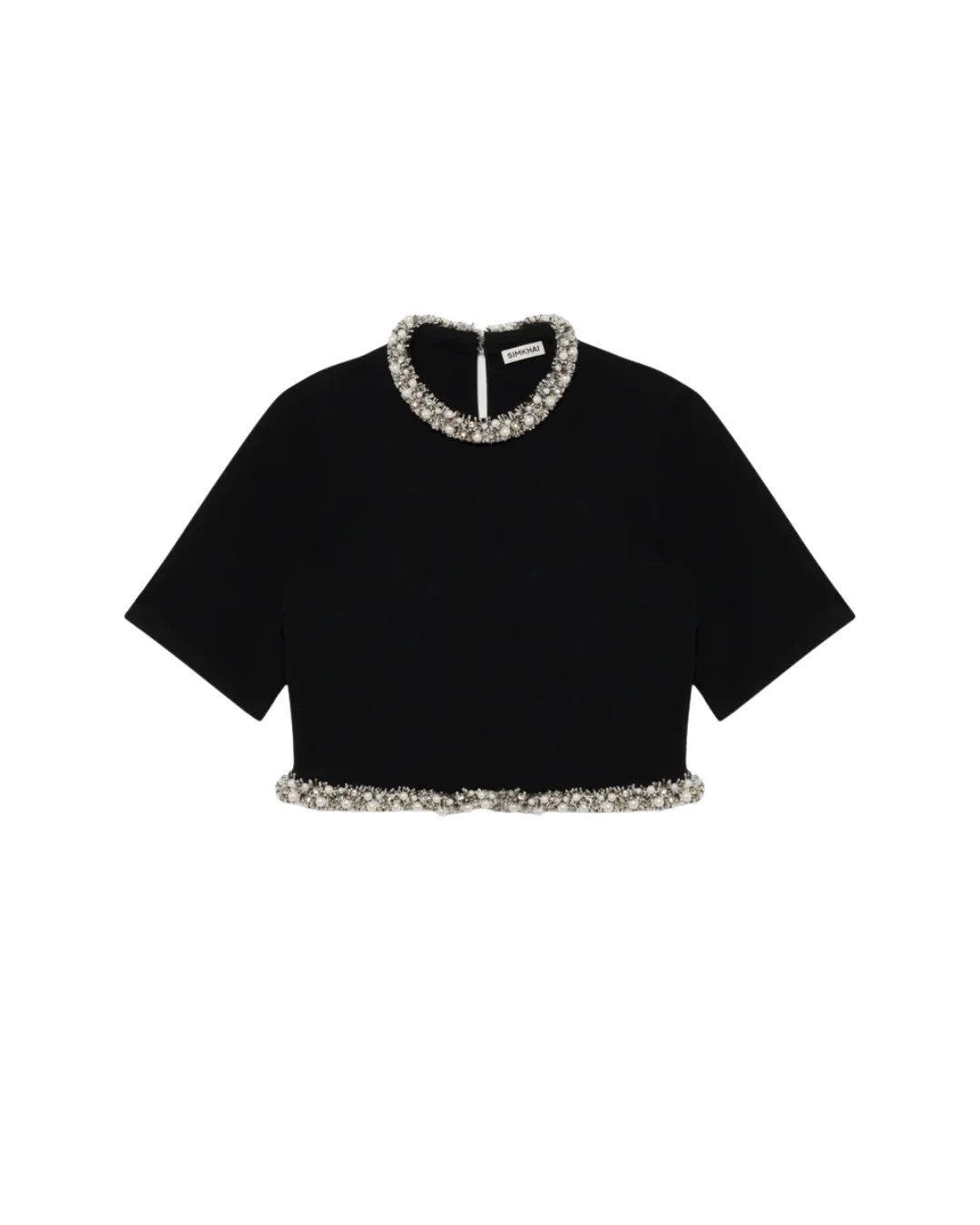 OZELLE S/S CREWNECK TOP | FEBE Clothing
