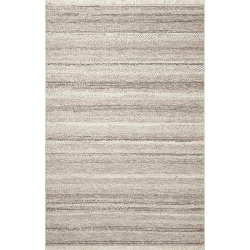 Amber Lewis x Loloi Malibu Ivory / Dove Indoor / Outdoor Area Rug | Wayfair North America