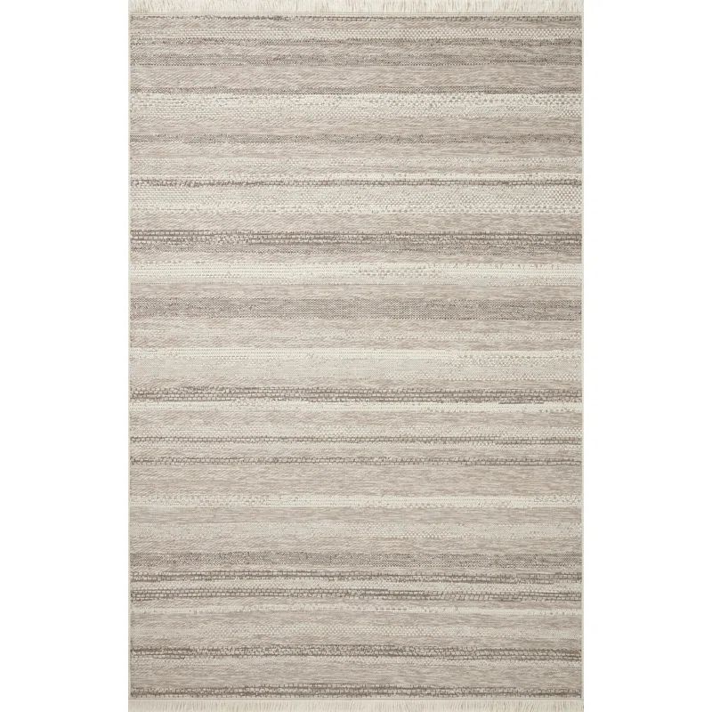 Amber Lewis x Loloi Malibu Ivory / Dove Indoor / Outdoor Area Rug | Wayfair North America