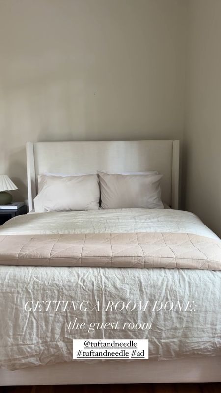  My Tuft & Needle picks for the extended Labor Day sale - the mattress has no harmful chemicals and the bedding is beautiful! I got the percale cotton sheets in “sand” and the linen duvet in “sand as well. The blanket is in the color “chai.”  #tuftandneedle #ad 