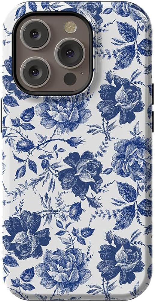 Casely Essential Case Compatible with iPhone 14 Pro | Compatible with MagSafe | Rose to Fame | Bl... | Amazon (US)