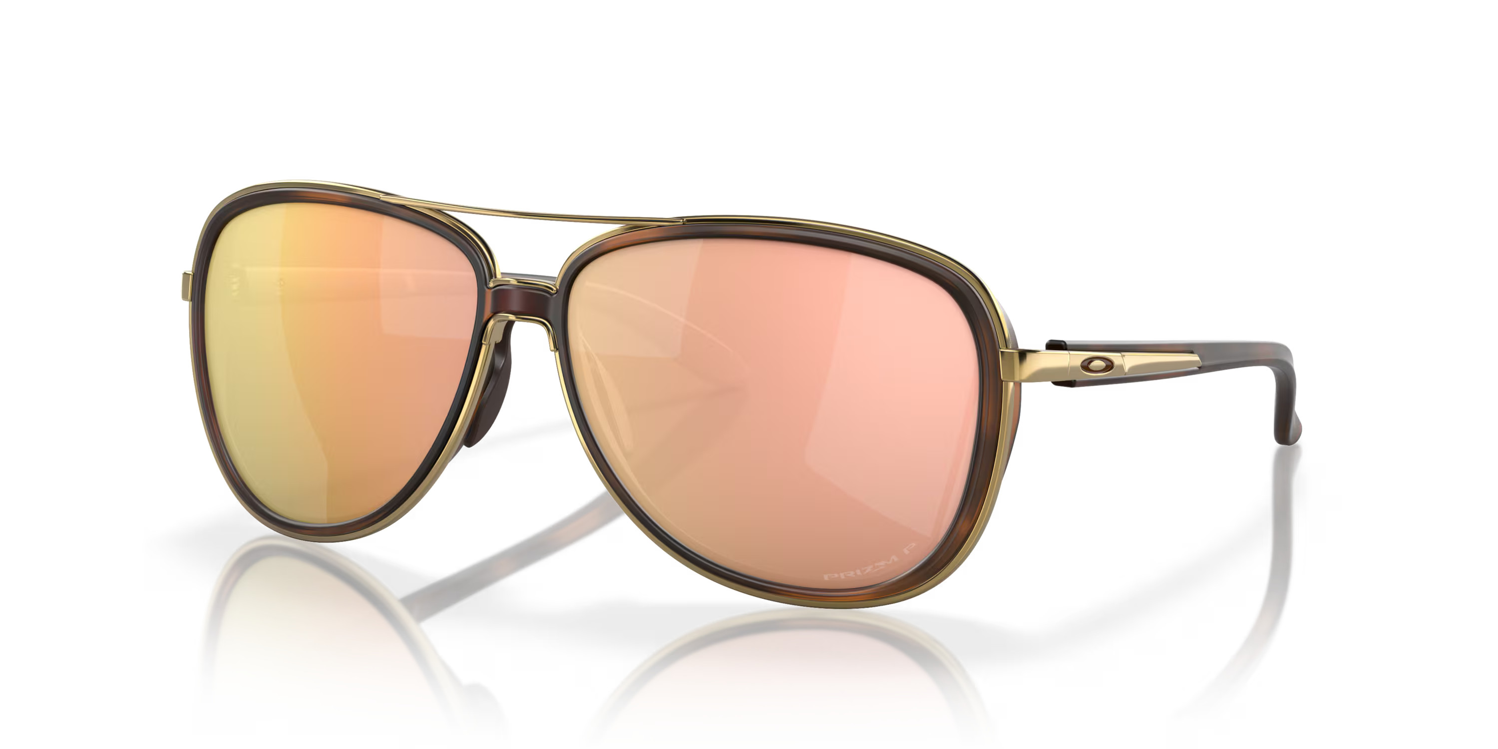 Oakley Split Time Prizm Rose Gold Polarized Lenses, Brown Tortoise Frame Sunglasses | Oakley® | Oakley (US)