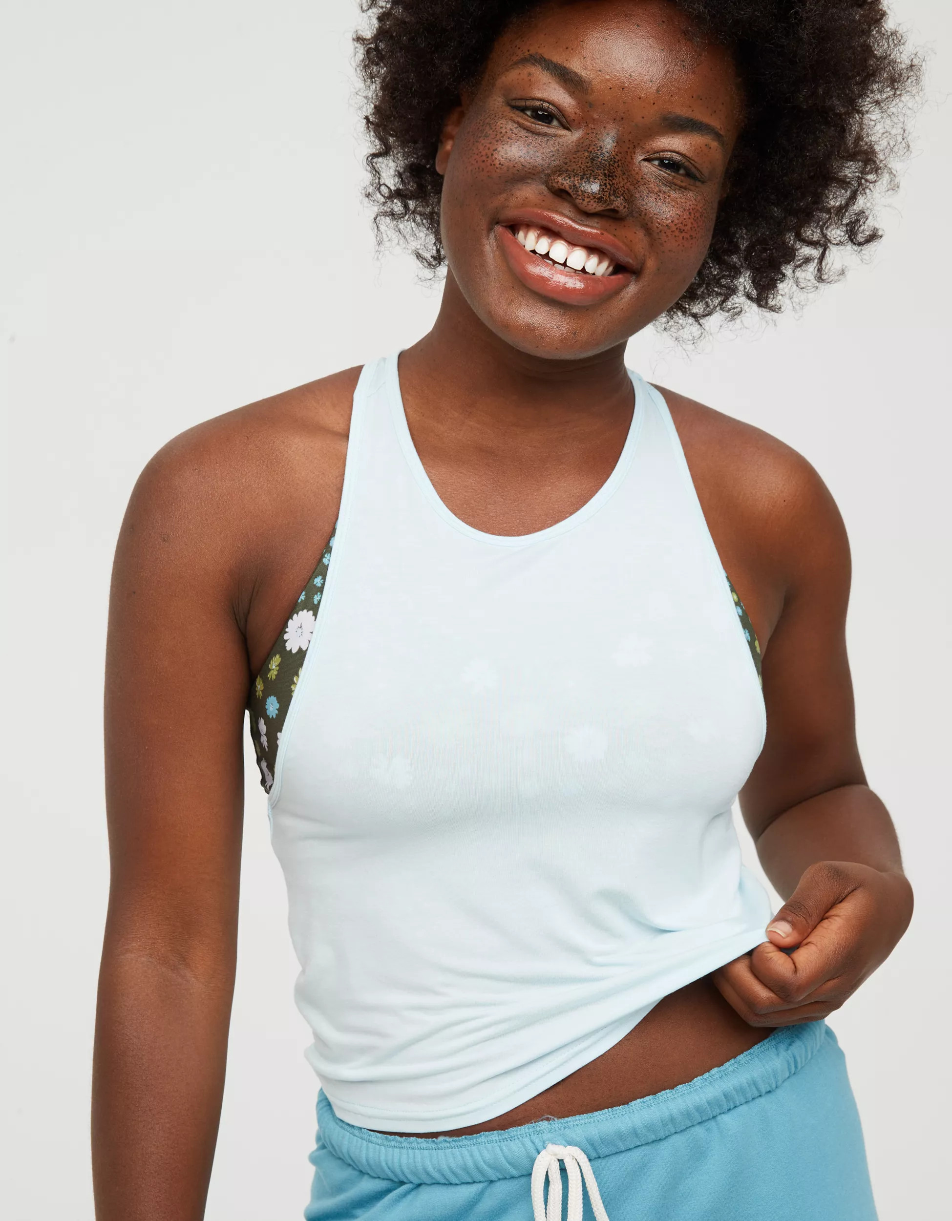 OFFLINE Thumbs Up Cropped Tank Top | American Eagle Outfitters (US & CA)