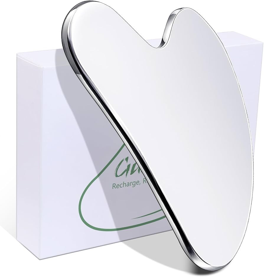BAIMEI Stainless Steel Gua Sha for Self Care, Metal Gua Sha Facial Tool, Guasha Tool for Face and... | Amazon (US)