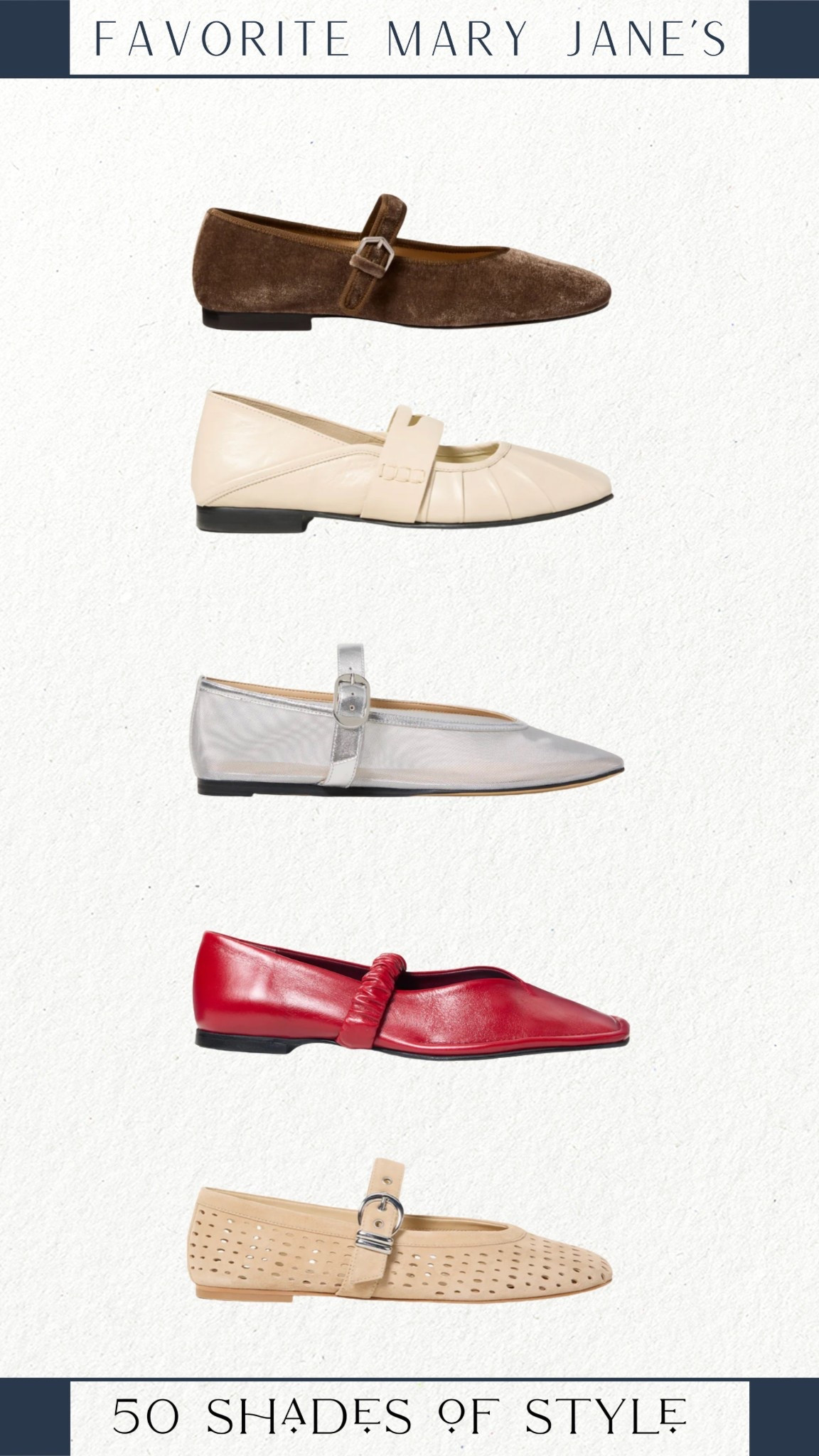 mary jane’s, red flats, silver flats, brown flats, tan flats

#LTKSeasonal #LTKootd #LTKOver40