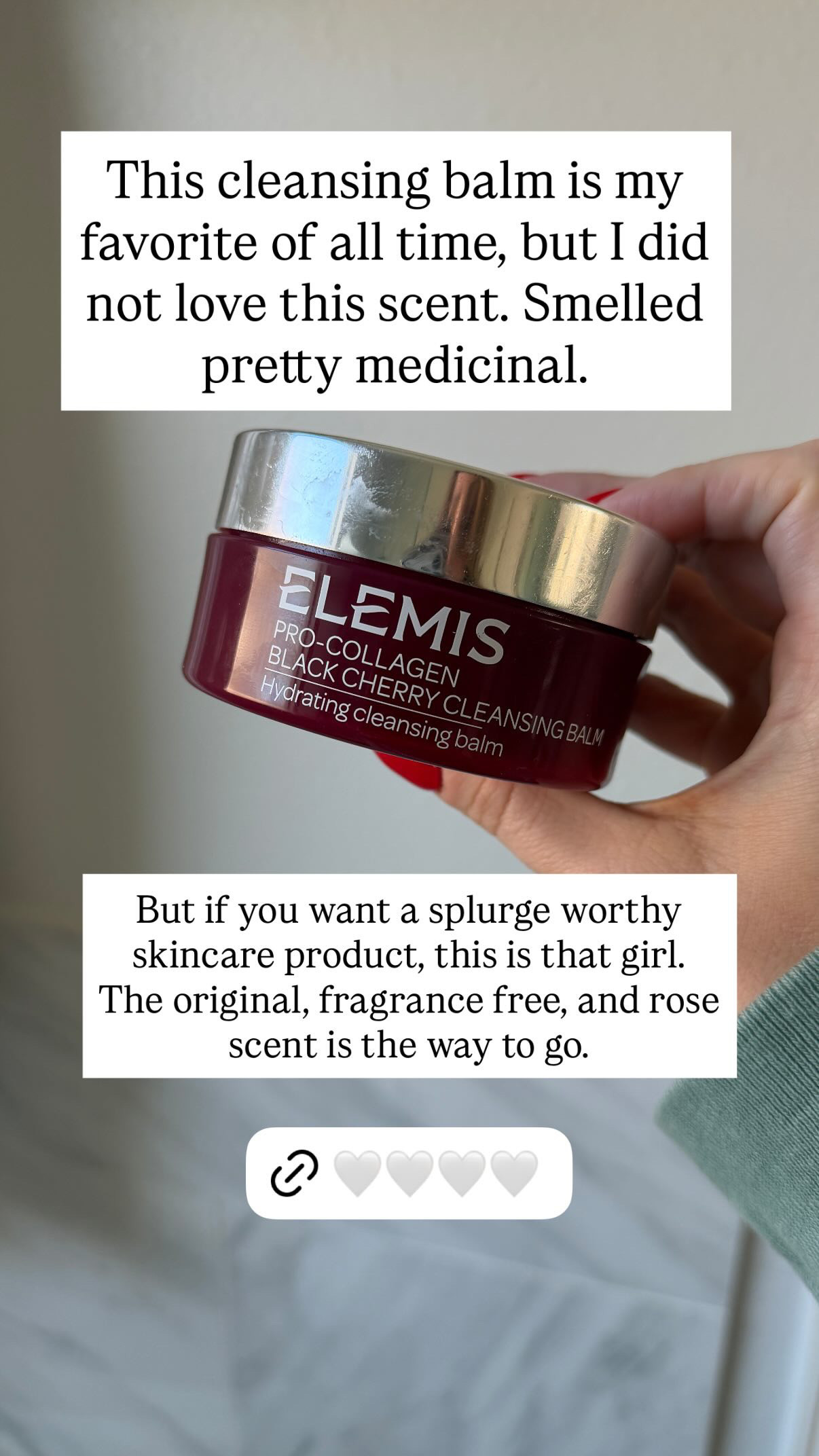  BEAUTY EMPTIES - love this cleansing balm but prefer the original scent

 

#LTKBeauty