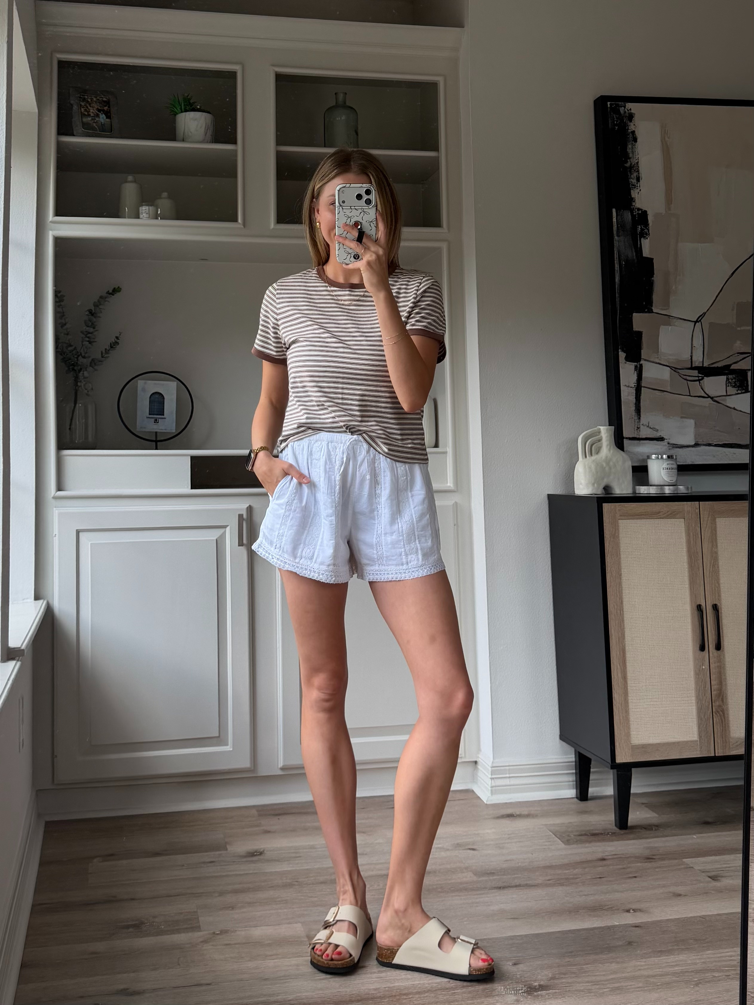 Comfy cute mom outfit inspo! S in both  

 