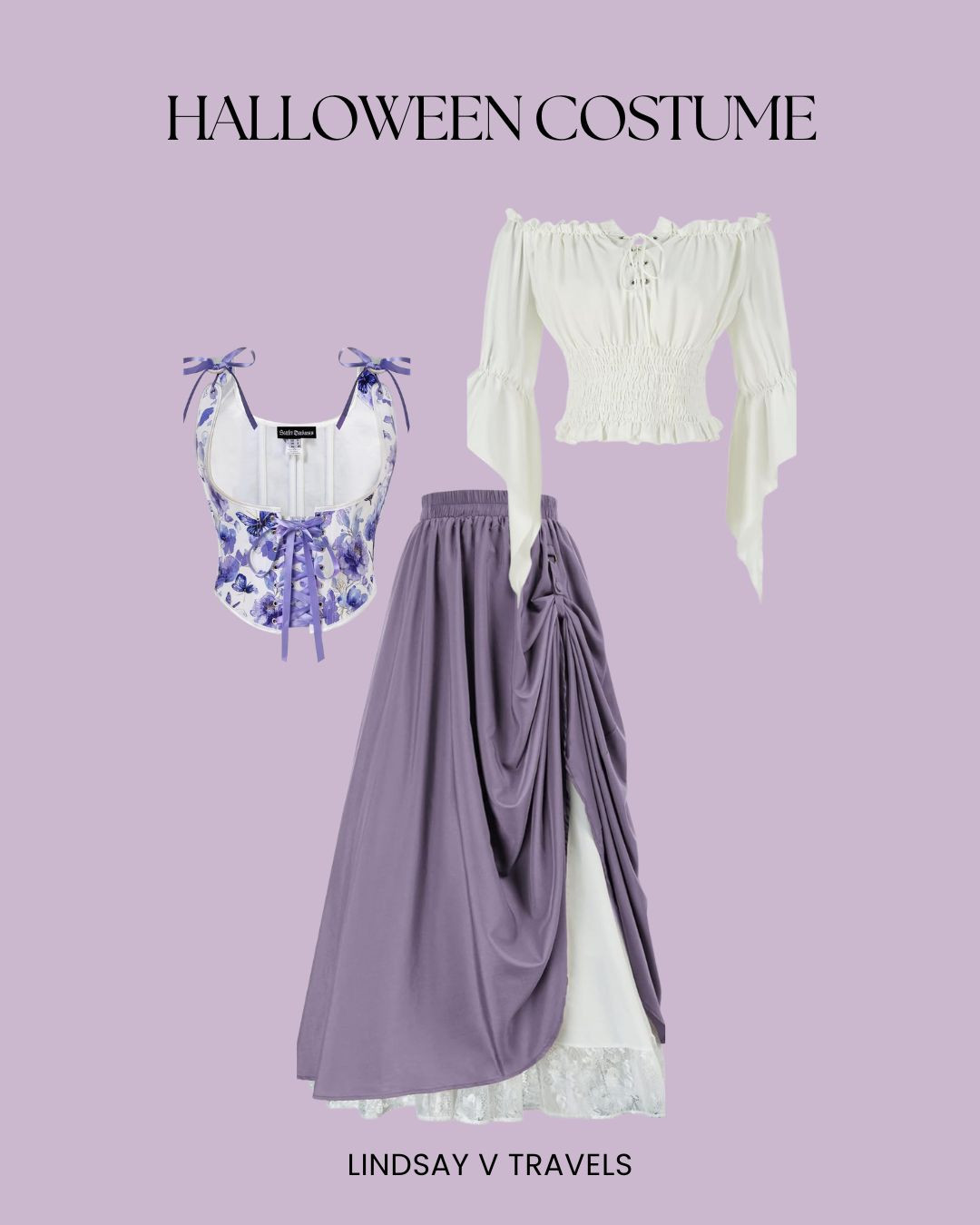 Enchanting in purple 💜 The perfect Renaissance look for fairs, cosplay, or themed parties. Linked on my LTK so you can shop the magic!

#LTKSeasonal #LTKFallSale #LTKHalloween