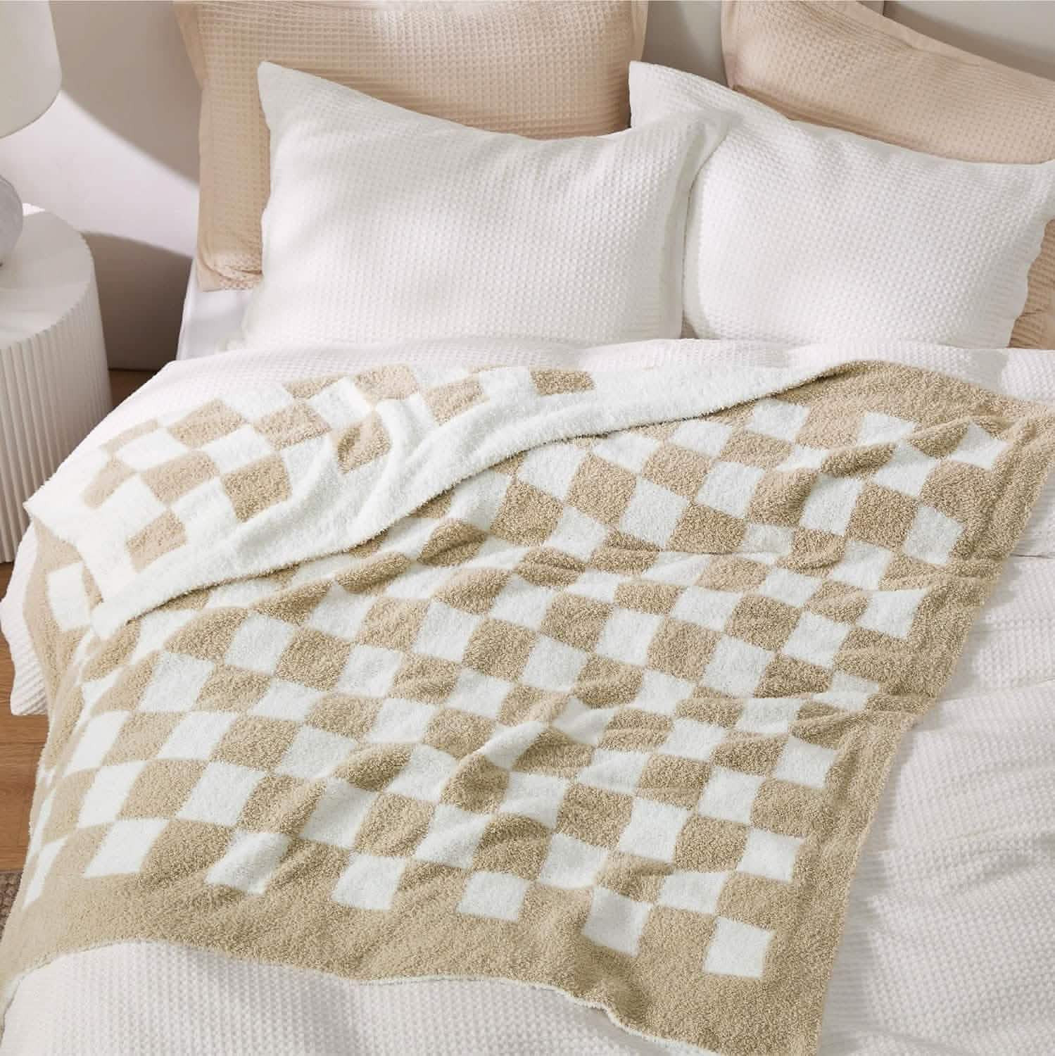 Bedsure Super Soft Reversible Checkerboard Blanket | Bedsure