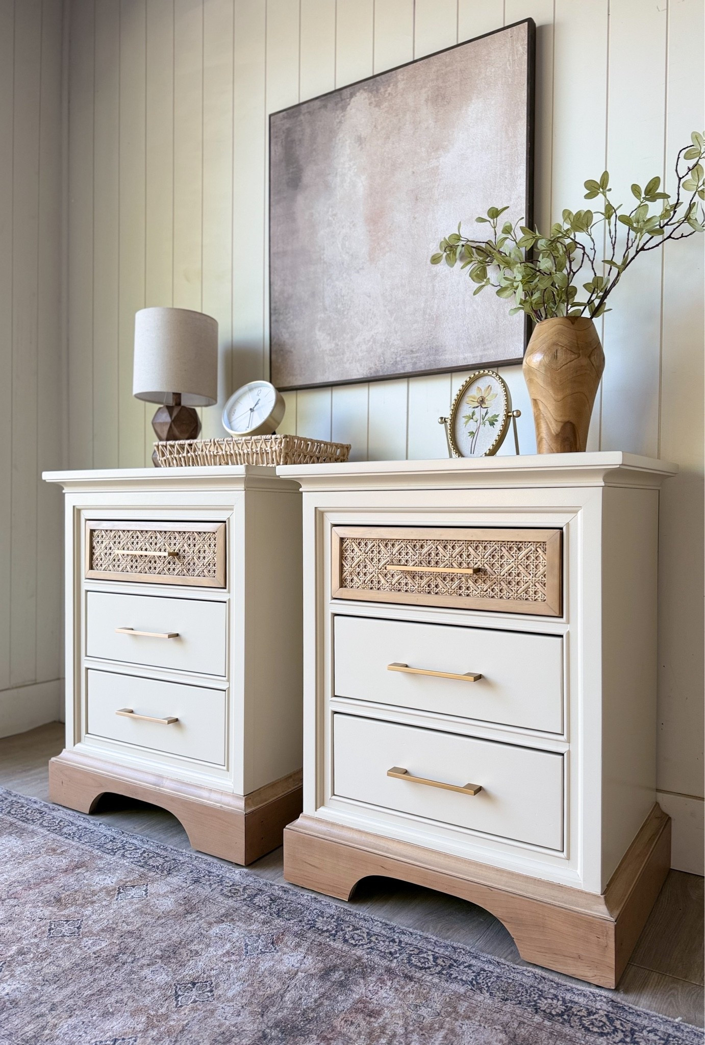 Nightstand set makeover