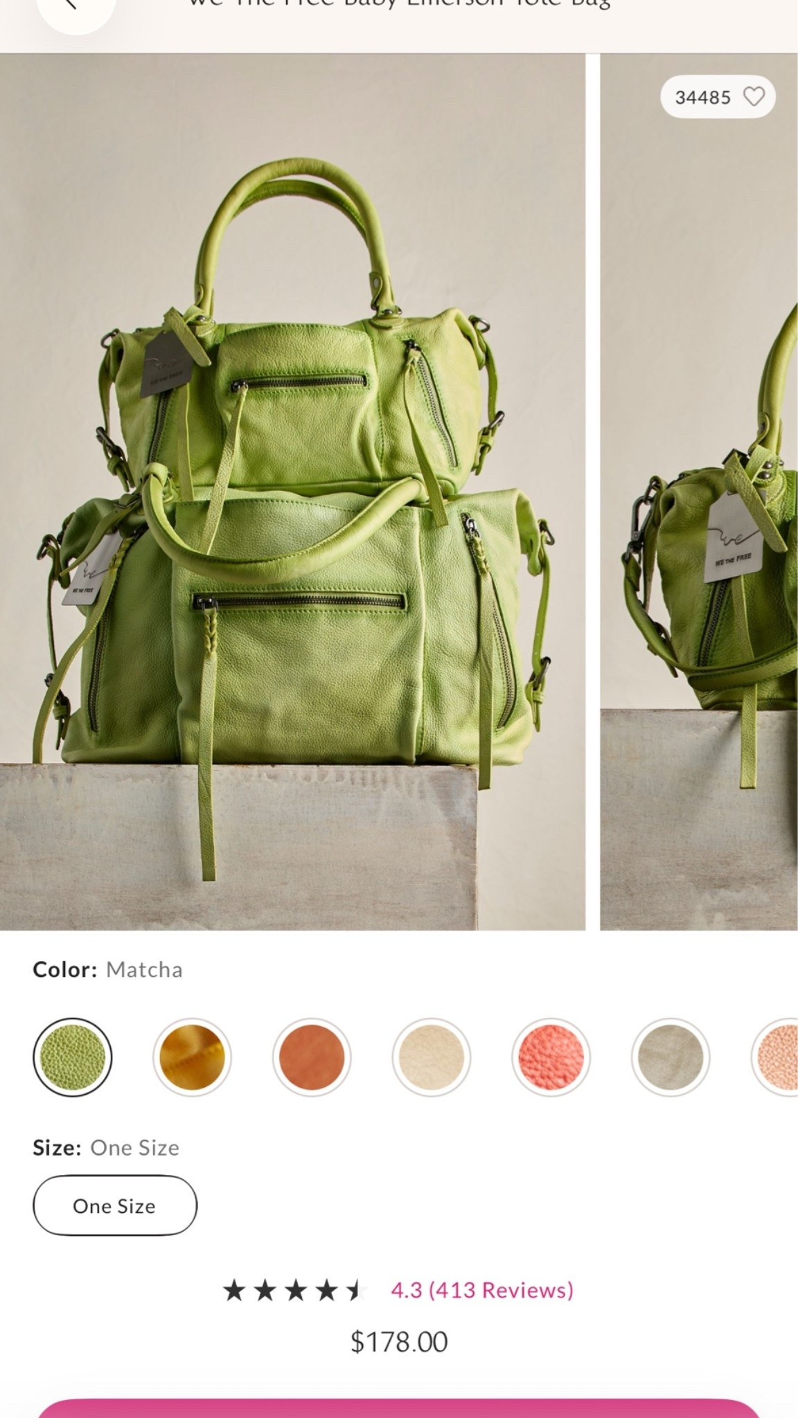 #freepeople has released the matcha baby Emerson!
