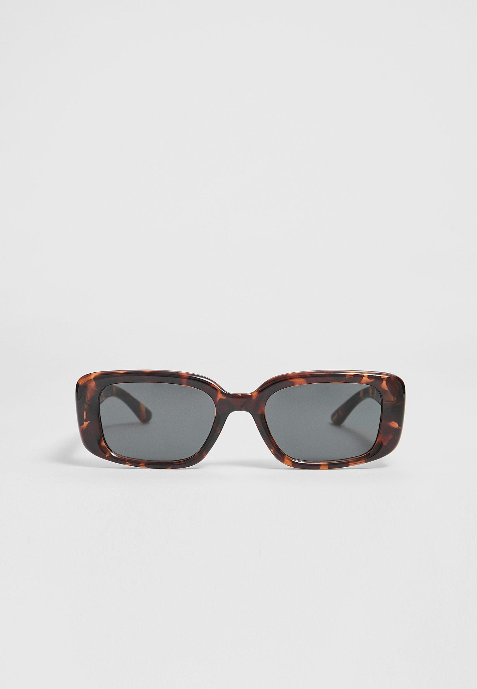 Tortoiseshell rectangular sunglasses - Women's fashion | Stradivarius United Kingdom | Stradivarius (UK)