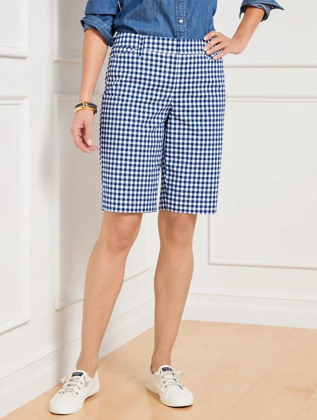 Perfect Shorts - 10.5” - Sunrise Gingham | Talbots