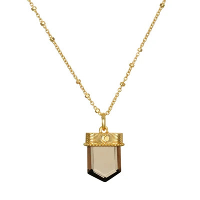 Taryn Truly Bestie Smoky Quartz Necklace | Satya Jewelry