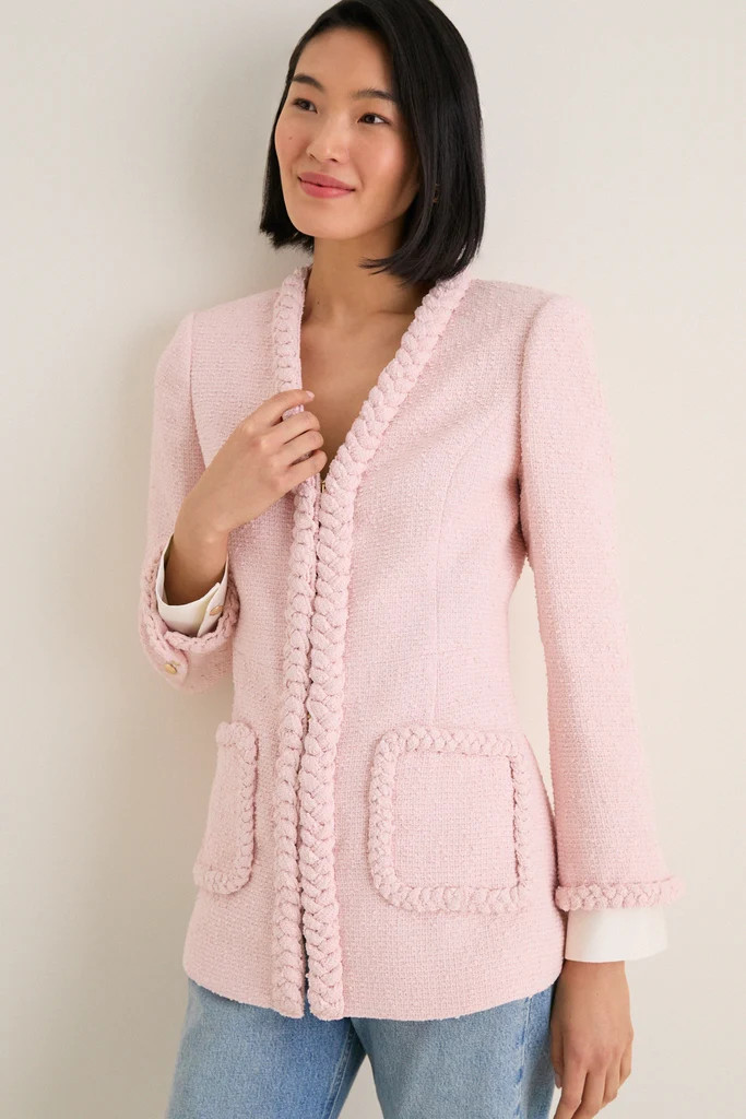 First Blush Braided Trim Shay Jacket | Tuckernuck (US)