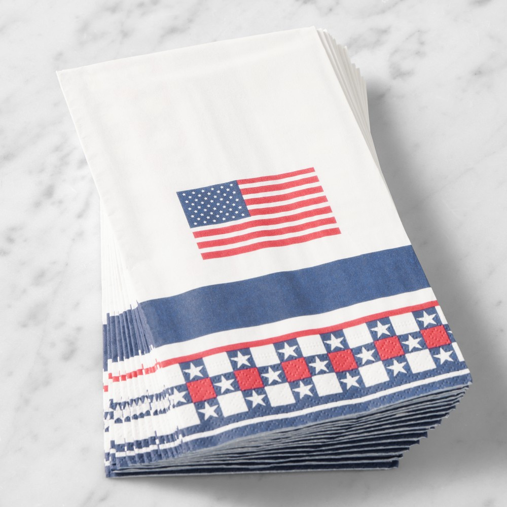 Americana Guest Towel Napkin, Set of 15 | Williams-Sonoma