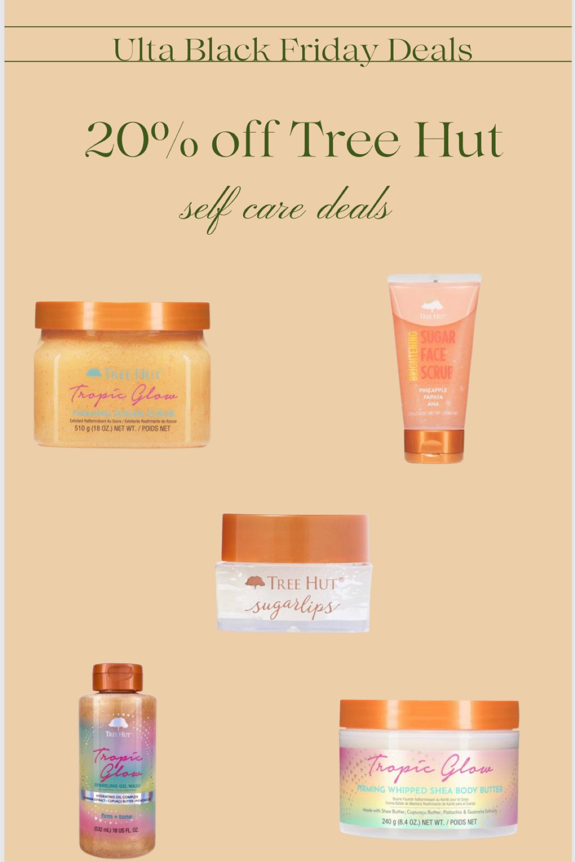 The perfect stocking stuffers for the holidays! Ulta has 20% off Tree Hut products for the self care bundle 

#LTKover40 #LTKbeauty #LTKsalealert