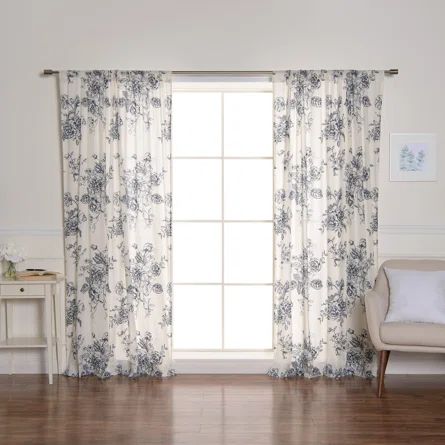 Reamstown 100% Cotton Semi-Sheer Curtain Pair | Wayfair North America