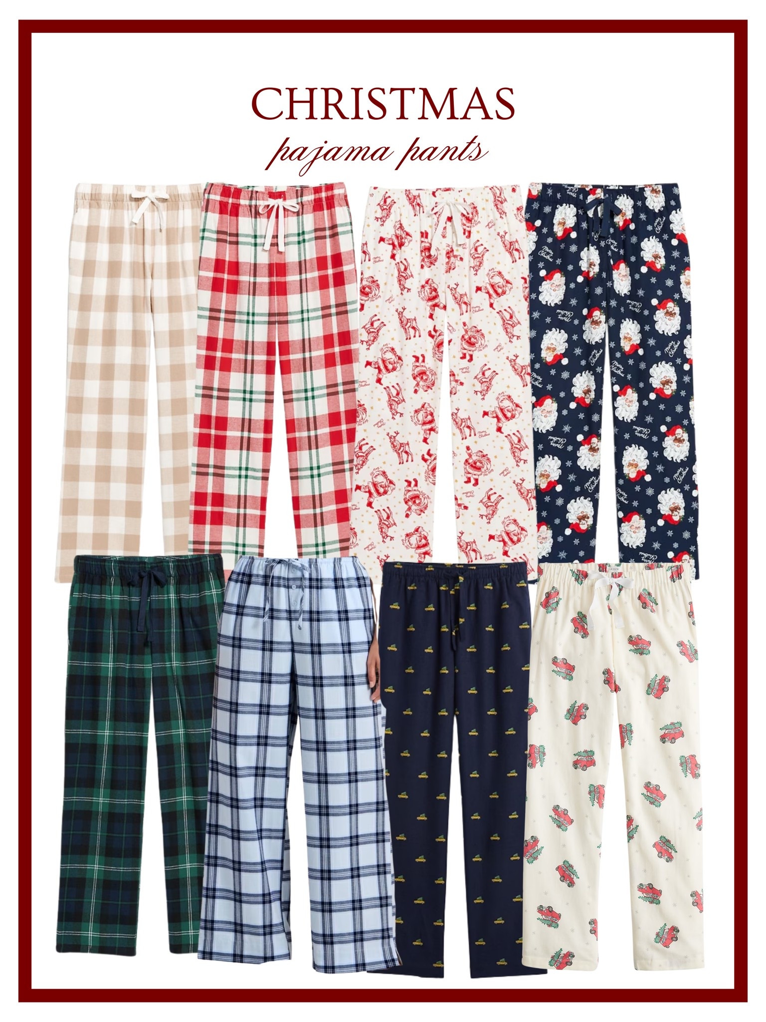 Christmas pajama pants! So many of these are on sale for $10 and under! 🎄😍 Pajamas, Holiday Pajamas, Matching Pajamas 

#LTKCyberWeek #LTKSaleAlert #LTKHoliday