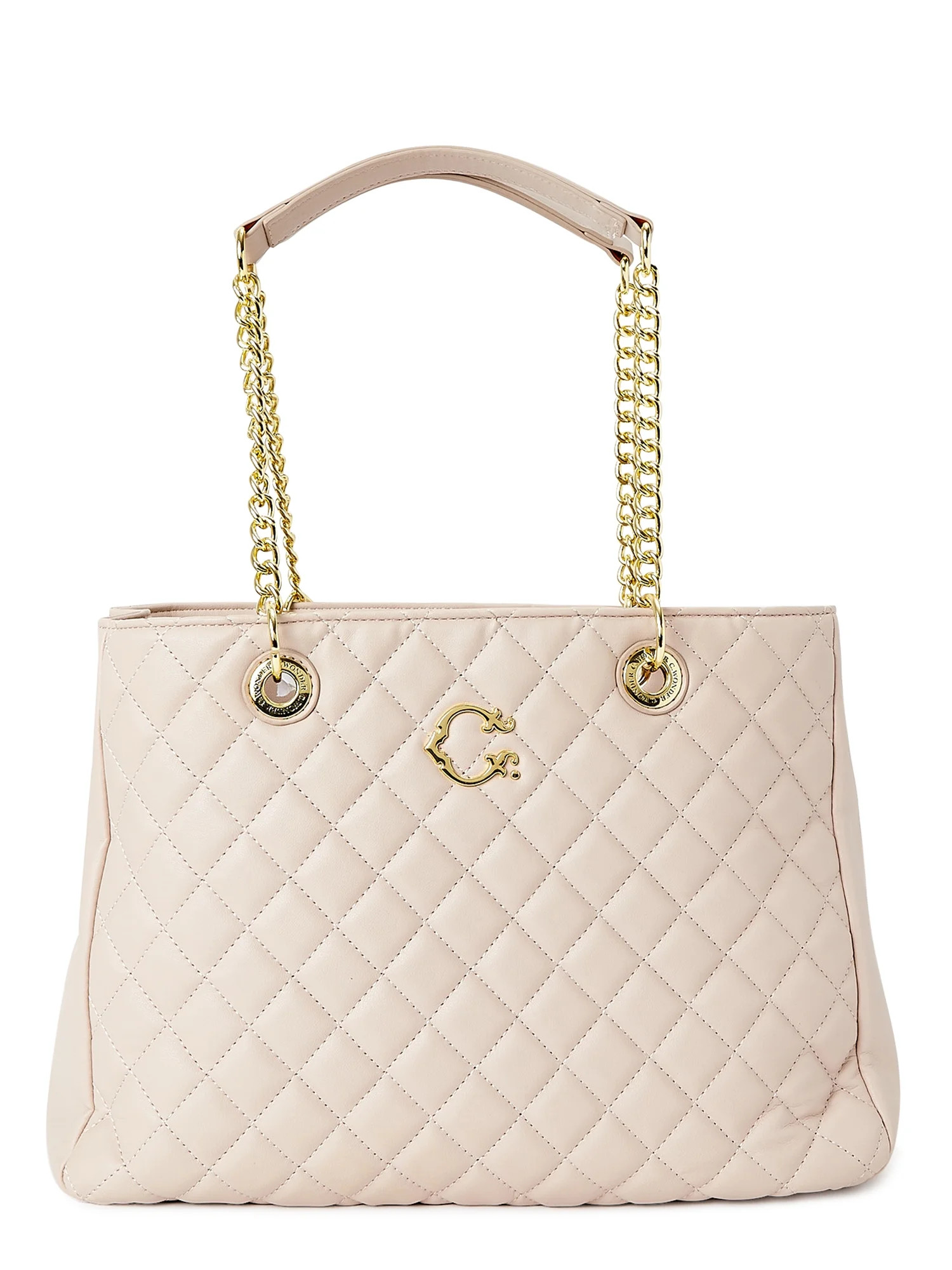 C. Wonder Women’s Adult Samson Vegan Leather Tote Bag Oxford Tan - Walmart.com | Walmart (US)