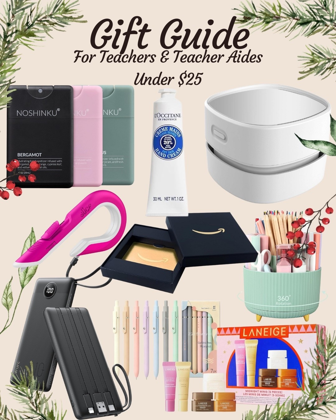 Gifts for Teachers and Teacher Aides under $25

#LTKFindsUnder50 #LTKGiftGuide #LTKHoliday