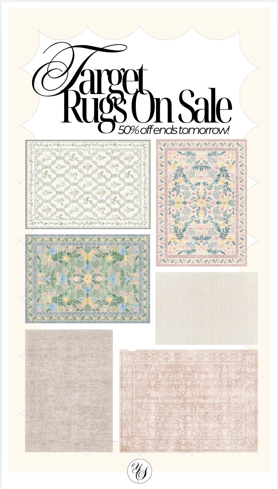 I can’t believe these rigs are Target!! They are currently running a sale up to 50% off all rugs!! SALE ENDS TOMORROW 2/7!!

@Target 

home finds, area rugs, living room rugs, bedroom rug, hole interior, Grandmillenial, nursery, floral rug, rifle paper go, target home, nursery decor, nursery rug, preppy, on sale

#LTKHome #LTKKids #LTKSaleAlert