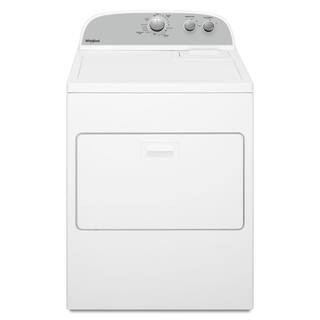 Whirlpool 7.0 cu. ft. 240-Volt White Electric Vented Dryer with AUTODRY Drying System WED4950HW -... | The Home Depot