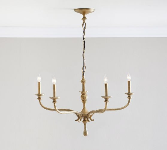 Lockhart Forged Iron Chandelier (36") | Pottery Barn (US)
