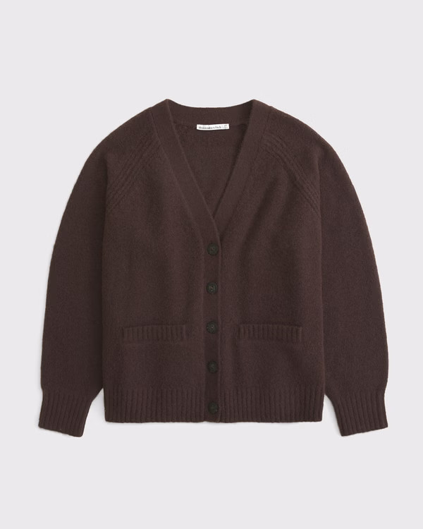 Dad V-Neck Cardigan | Abercrombie & Fitch (US)