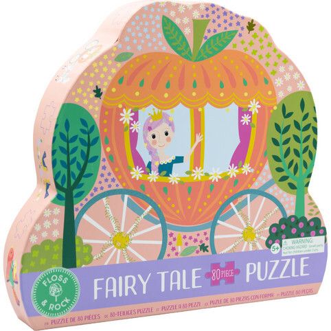 Fairy Tale 80pc "Horse & Carriage" Shaped Jigsaw | Maisonette