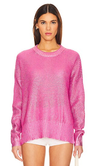 Callie Sweater in Pink Shine | Revolve Clothing (Global)