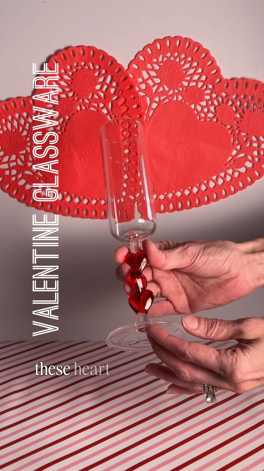 This heart glassware line is stunning, showcase your love this Valentine’s Day with a set of heart flutes, heart coupes, or heart wine glasses. Hand blown, thing but sturdy, you won’t regret adding these to your collection! 

Heart tablescape, valentines tablescape, Valentine’s Day gift ideas, valentines glass, 

#LTKfoodie #LTKFindsUnder100 #LTKHome
