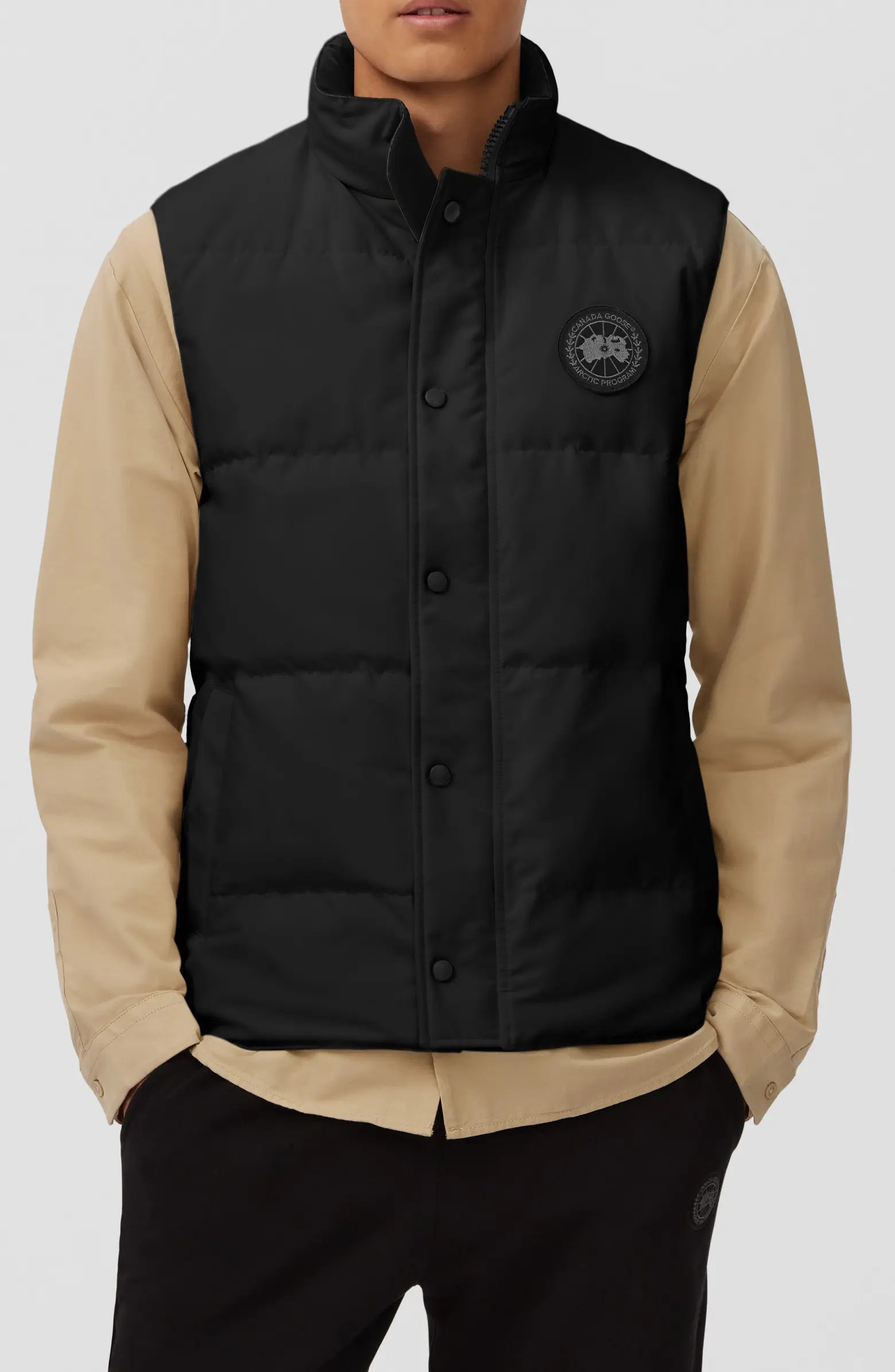 Garson Water Repellent 625 Fill Power Down Vest - Black Label | Nordstrom