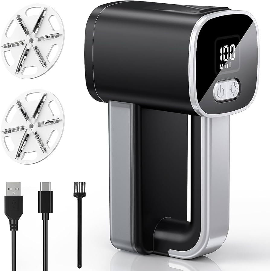 Fusselrasierer Elektrisch, Fusselentferner mit 3 Einstellbaren Leistungsstufen, 6-Klingen-Kopf, T... | Amazon (DE)