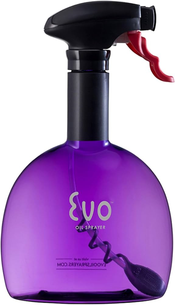Evo Original Oil Sprayer, Non-Aerosol for Olive Oil, Cooking Oils, and Vinegars, Purple, 18-Ounce... | Amazon (US)
