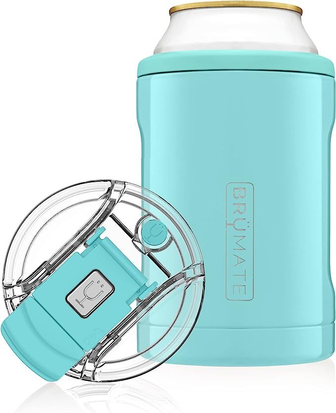 BrüMate Hopsulator DUO - 12oz 2-in-1 Can Cooler + 100% Leak Proof Tumbler with Lid - Double Wal... | Amazon (US)