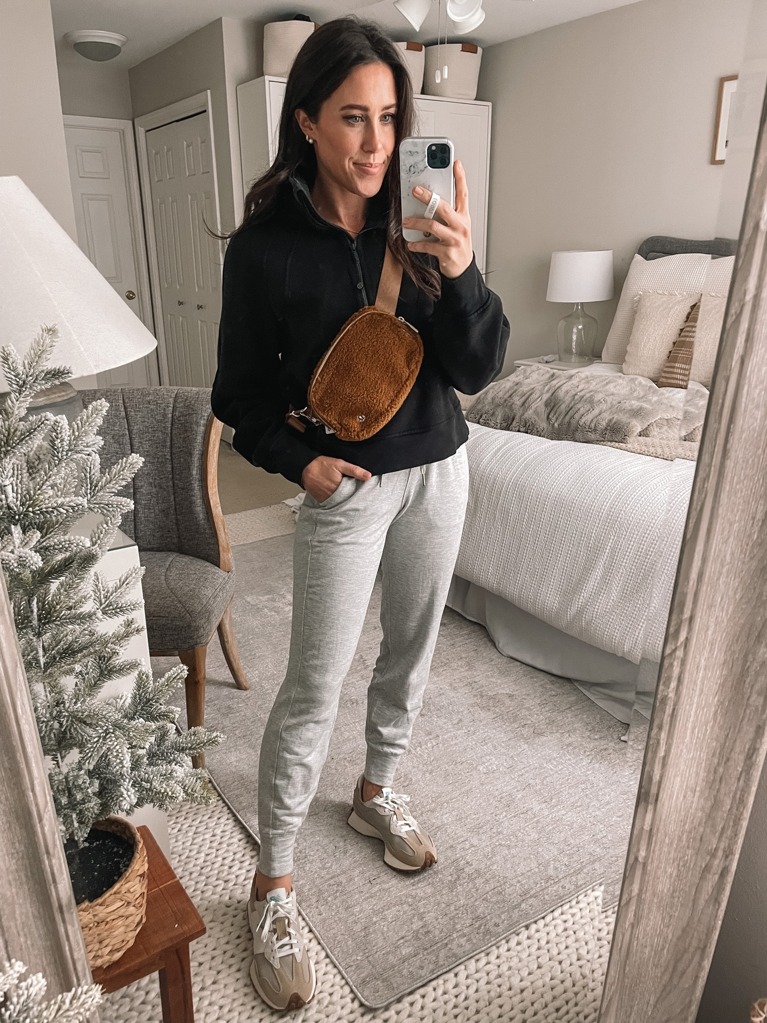 Lululemon Scuba Half Zip and Ready To Rulu Joggers, Lululemon Sherpa Belt Bag 

#LTKHoliday #LTKGiftGuide #LTKSeasonal