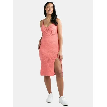 Madden NYC Women’s Crochet Cotton Midi Dress Sizes XXS-XXL | Walmart (US)